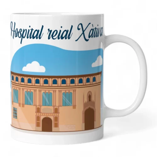 Taza Dibujo Xàtiva Hospital Reial